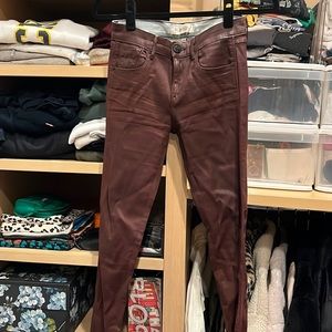 Habitual coated high rise jean